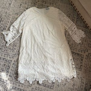White Lace dress 3X